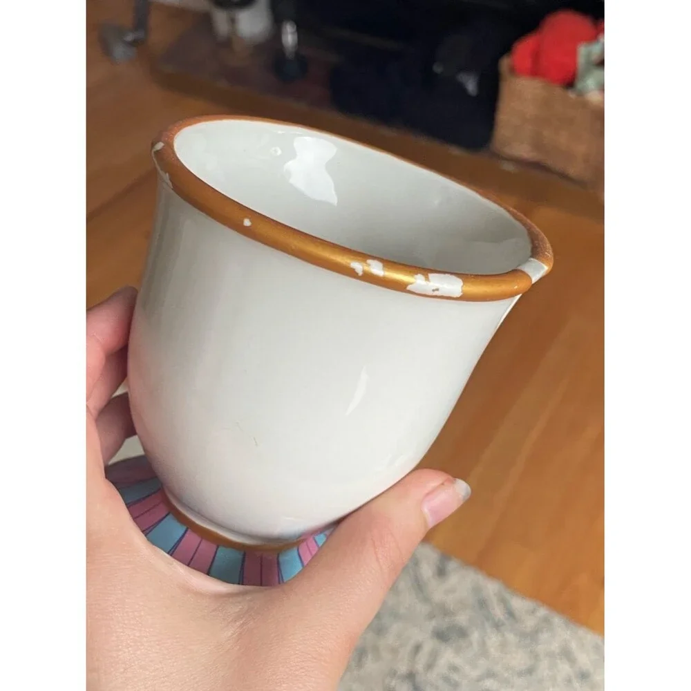 Disney Parks 10 oz Chip Potts Beauty & The Beast Tea Cup Pedestal Mug